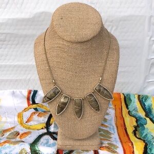 White House Black Market Pave-Arrow Short Necklace